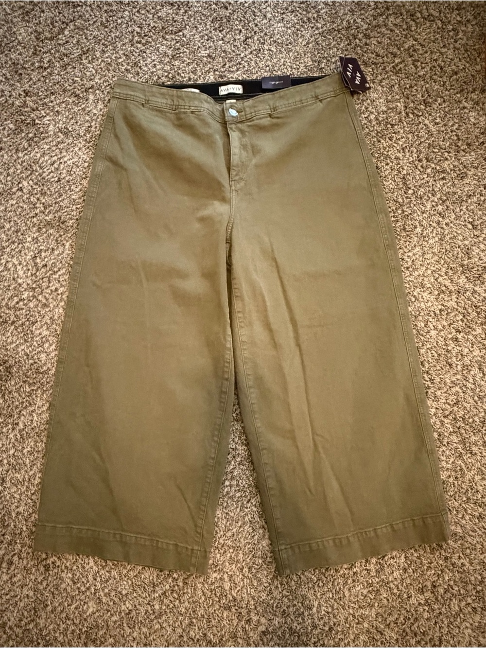 High Rise Wide Leg Pants